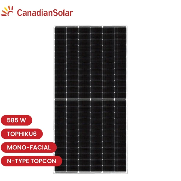 Panneaux solaire 585W Canadian Solar N-Type TOPCon