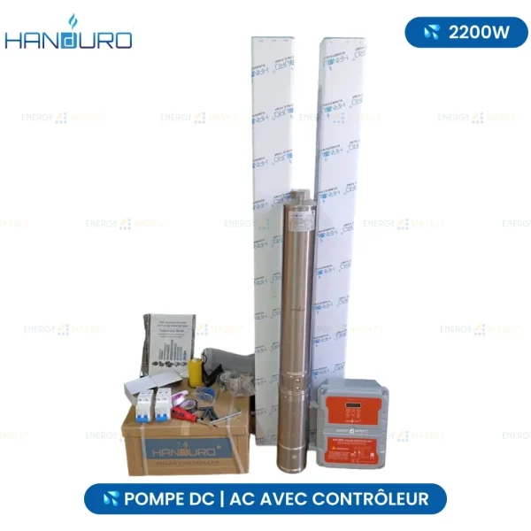 Pompe DC/AC avec contrôleur 2200W — HANDURO