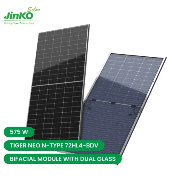 Panneaux solaire 575W JINKO Tiger Pro Bifacial